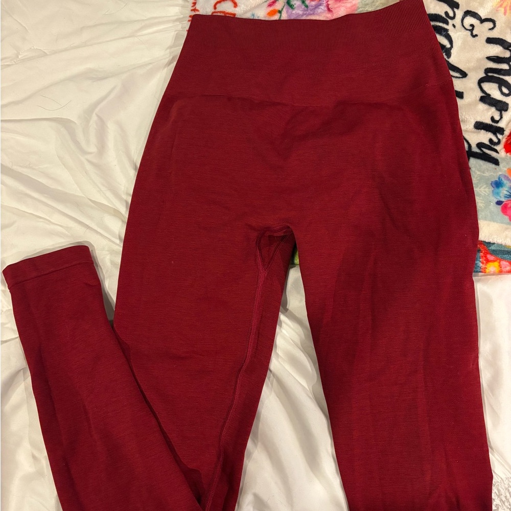 Alphalete red/burgundy Leggings